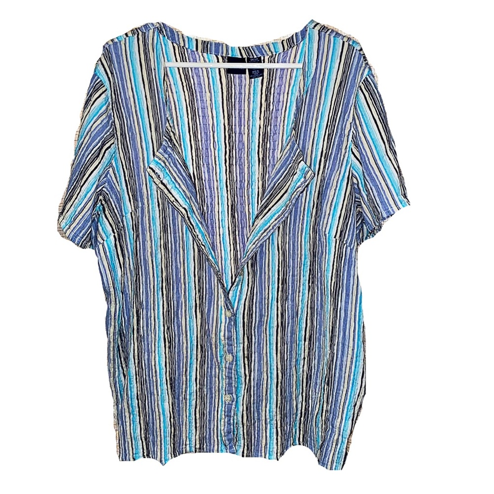 Striped Button-down